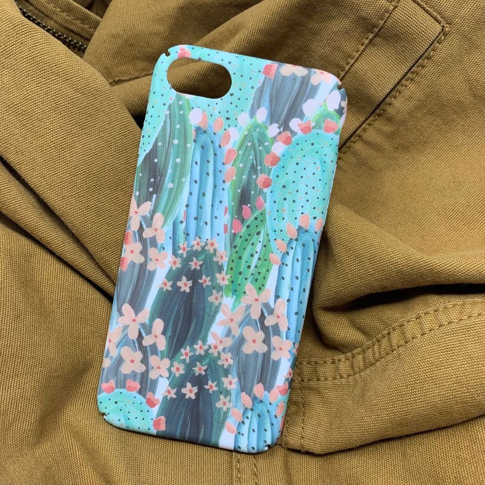 iPhone 7/8 Plus Case Nature Cactus Print